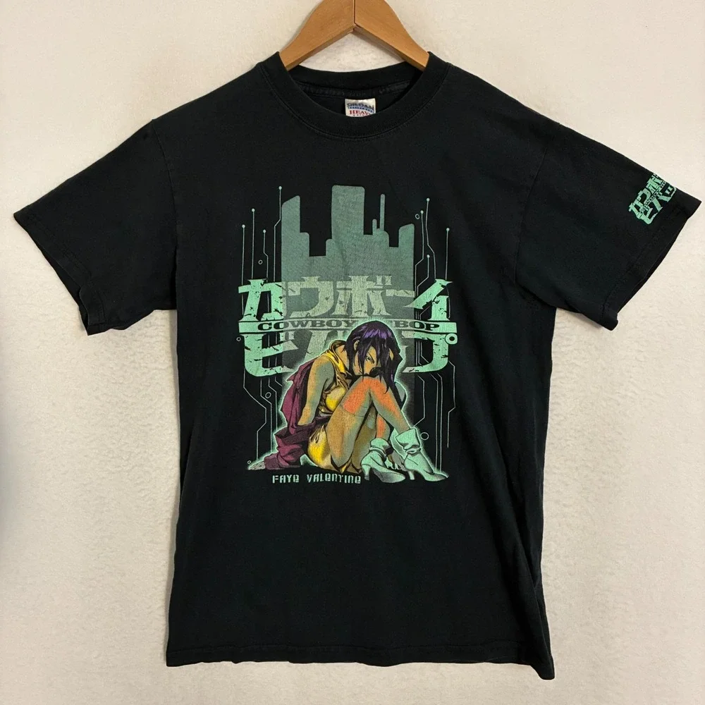 Vtg Cowboy Bepop Faye Valentine Adult Shirt Size S‎ Anime 2000s Y2K Rare